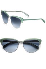 Oliver Peoples Alisha Oversized Catseye Sunglassesgreen