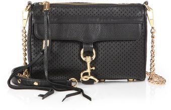 Rebecca Minkoff Perforated Mini Mac Convertible Clutch - Lyst
