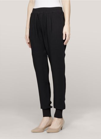 Stella McCartney Crepe Joggers - Lyst