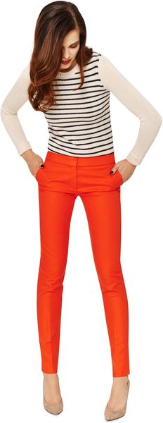 Ferragamo Red Pant - Lyst