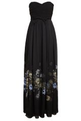 Giambattista Valli Gathered Silk Chiffon Gown