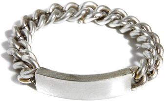 Maison Martin Margiela Chunky Id Bracelet - Lyst