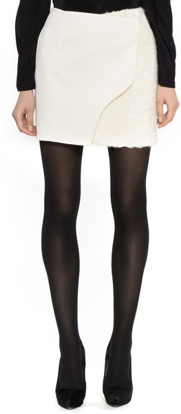 Maiyet Wrap Mini Skirt - Lyst
