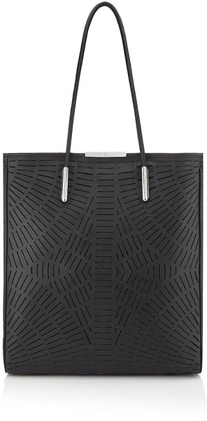 McQ by Alexander McQueen Slash Leather Shopper - Lyst