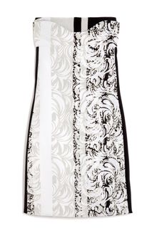 Narciso Rodriguez Bonded Silk Floral Strapless Dress - Lyst