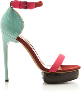 Nicholas Kirkwood Combination Neon Sandal - Lyst