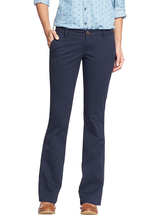 Old Navy The Diva Everyday Bootcut Khakis in Blue (classic navy) Old Navy The Diva Everyday Bootcut Khakis in Blue (classic navy)
