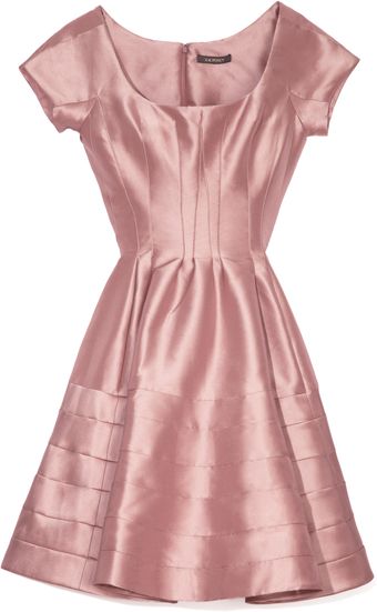 Zac Posen Silk Faille Cocktail Dress - Lyst