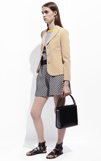 Carven Large Black Box Bag - Lyst
