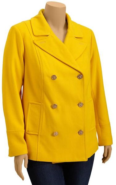 Old Navy Plus Woolblend Peacoats in Yellow (vivid yellow) | Lyst Old Navy Plus Woolblend Peacoats in Yellow (vivid yellow) | Lyst