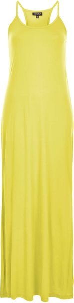 Topshop Strappy Cami Maxi Dress - Lyst