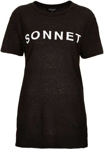 Topshop Sonnet Tee - Lyst