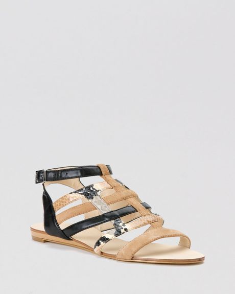 calvin klein flat mules