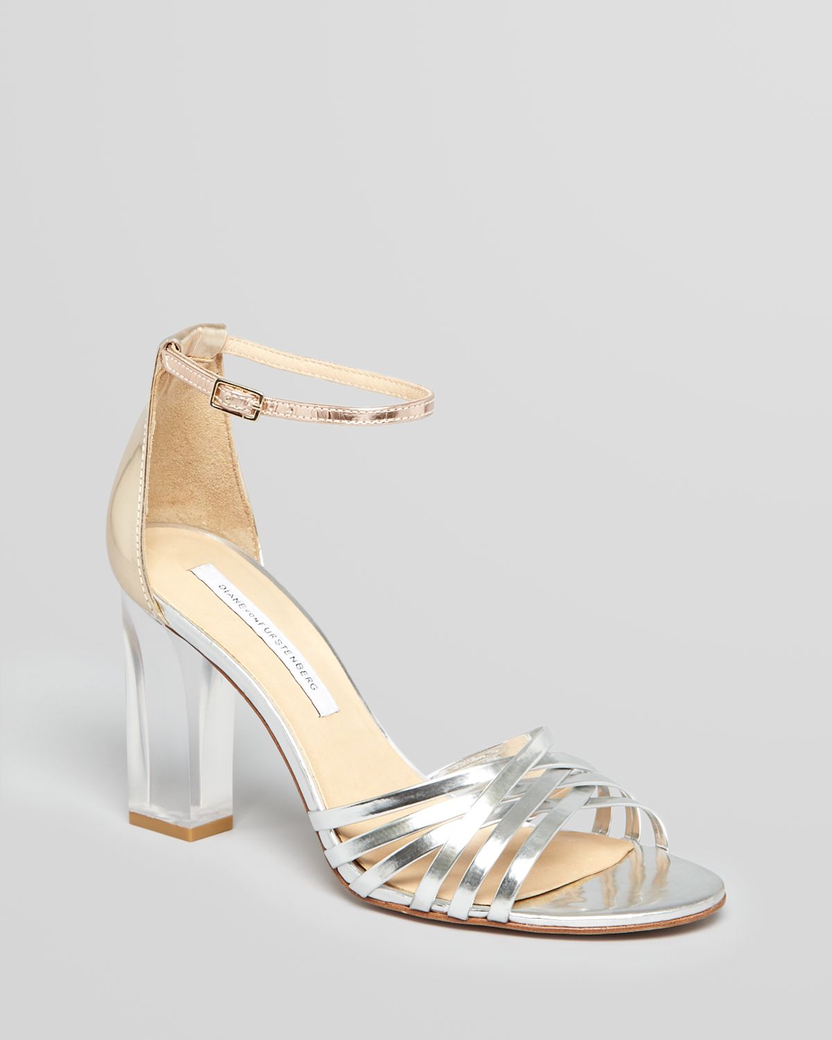 diane von furstenberg gold sandals
