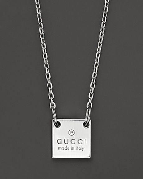 gucci silver chain for men