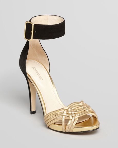 ... Platform Evening Sandals Siona High Heel in Gold (goldblack) | Lyst