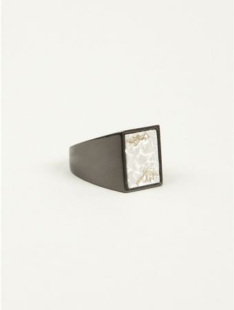 Maison Martin Margiela 11 Mens Two Tone Ring - Lyst