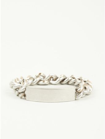 Maison Martin Margiela 11 Mens Brass Identity Chain Bracelet - Lyst