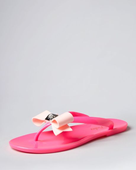 ted baker flip flops bow