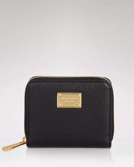 Michael Michael Kors Small Zip Around Wallet in Black Michael Michael Kors Small Zip Around Wallet in Black