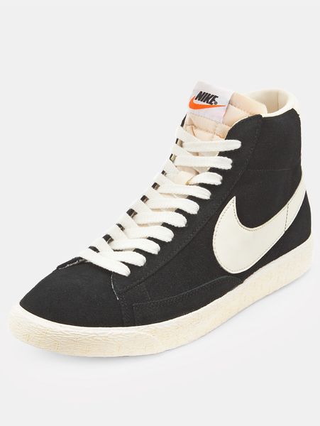nike blazer high vintage black