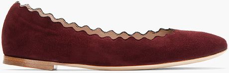 plum colored flats