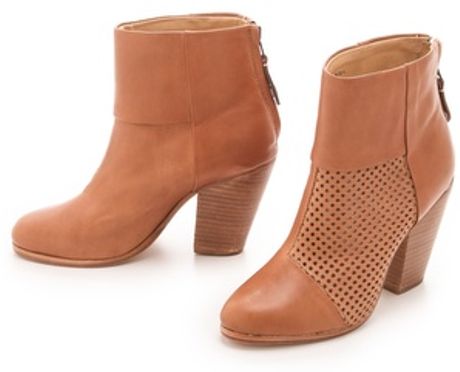 rag and bone perforated booties