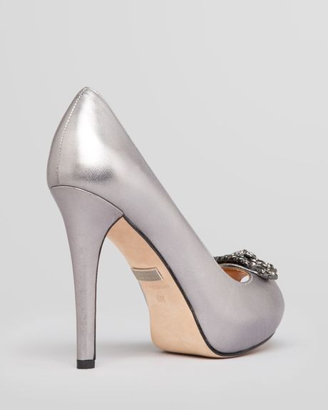 badgley mischka pewter