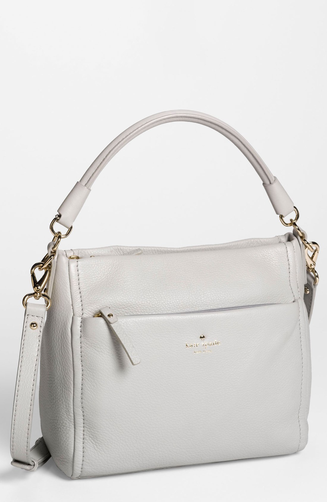 Kate Spade Cobble Hill Little Curtis Leather Crossbody Bag in Gray
