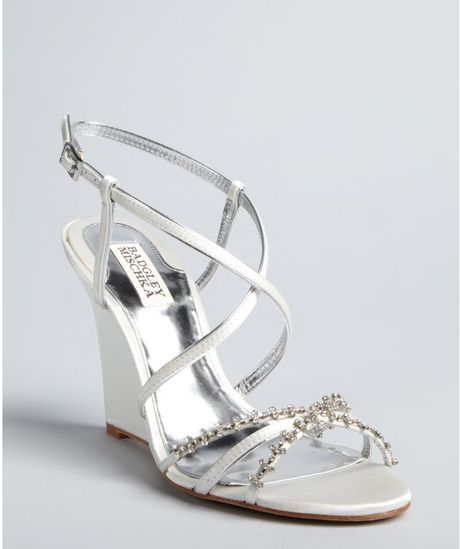 badgley mischka jewel wedge