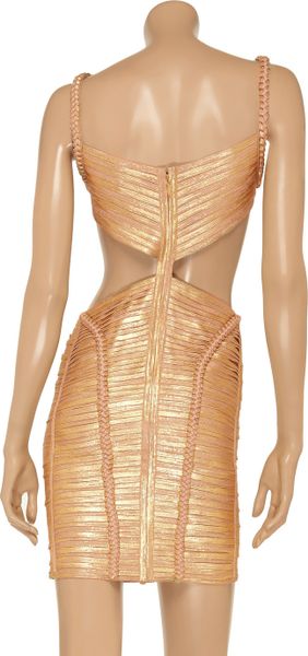 Aliexpress.com : Buy Fashion Hot Glue Gold Bandage Dress High Quality Rayon Sleeveless Backless 
