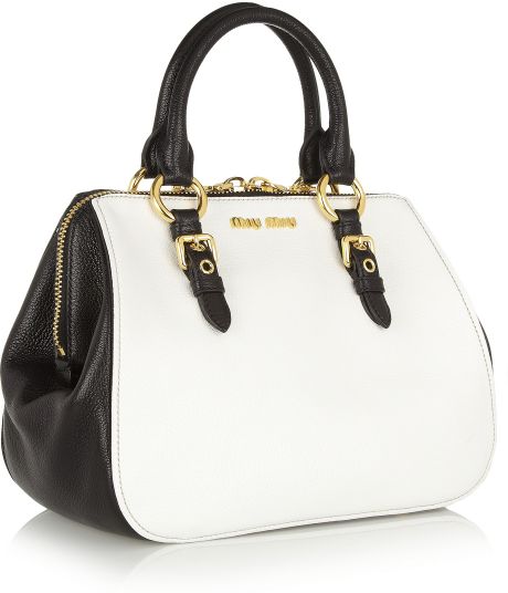 miu miu madras shopping tote