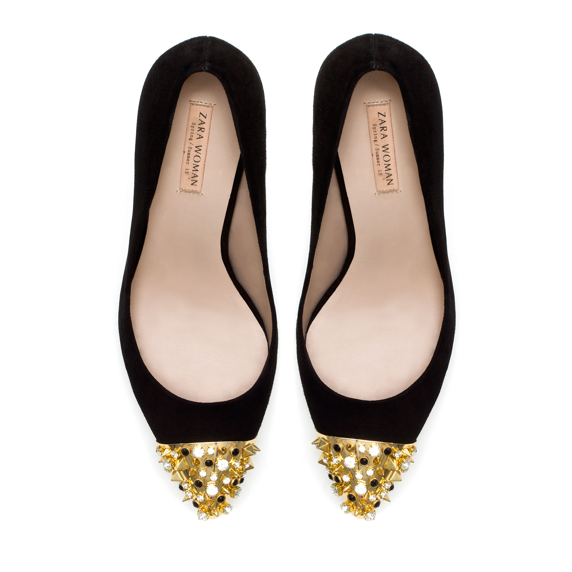 zara cap toe heels