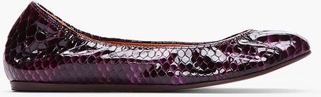 plum purple flats