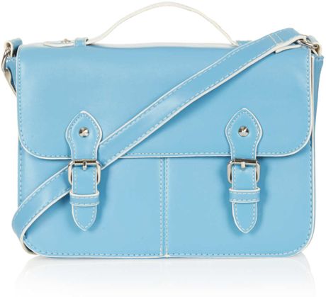 Topshop Blue Satchel