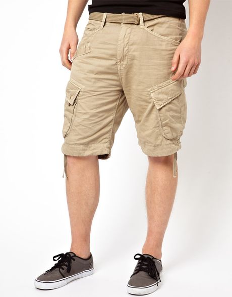 dark brown khaki shorts