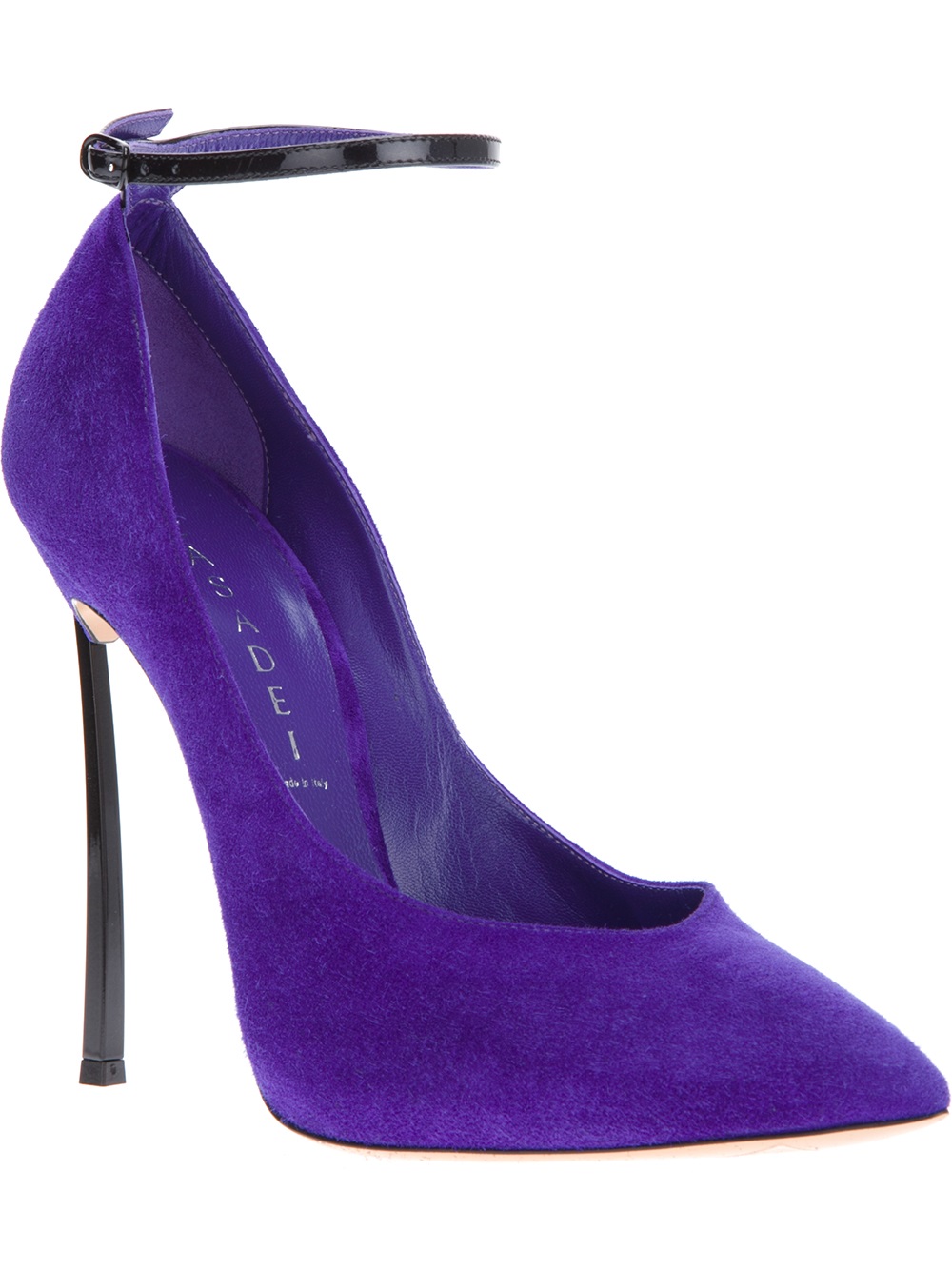 violet stilettos