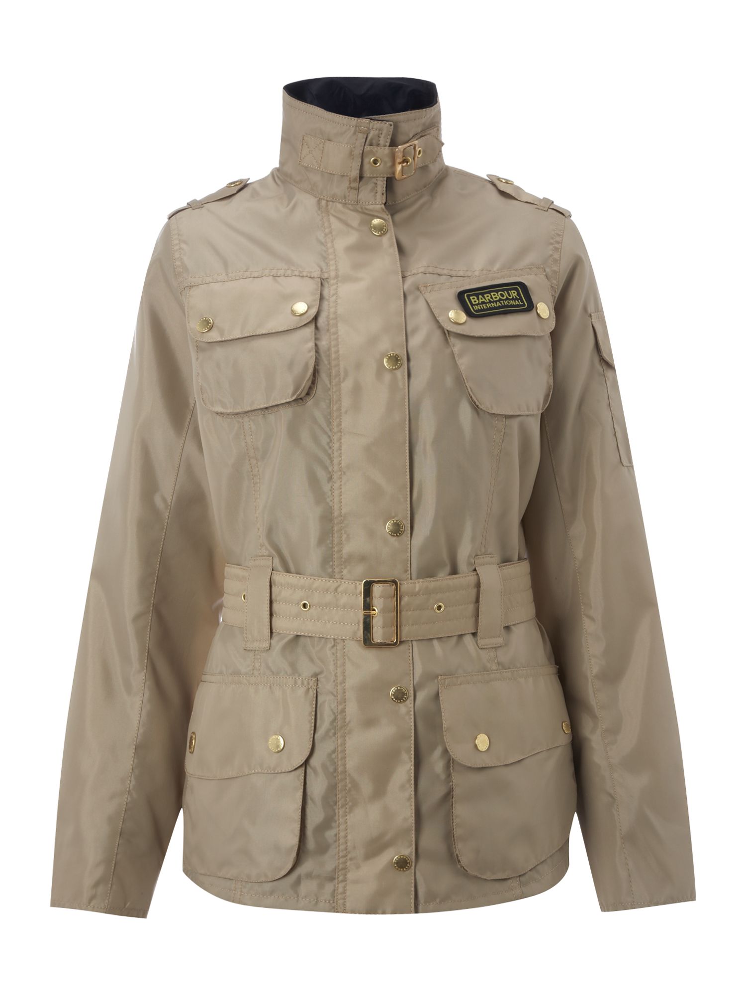 Barbour Rainbow International Bright Brass Jacket in Beige (Pearl) Lyst