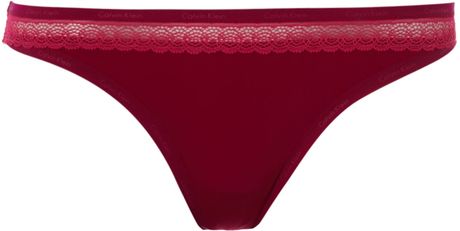 raspberry klein calvin thong signature lace holiday perfect sexy