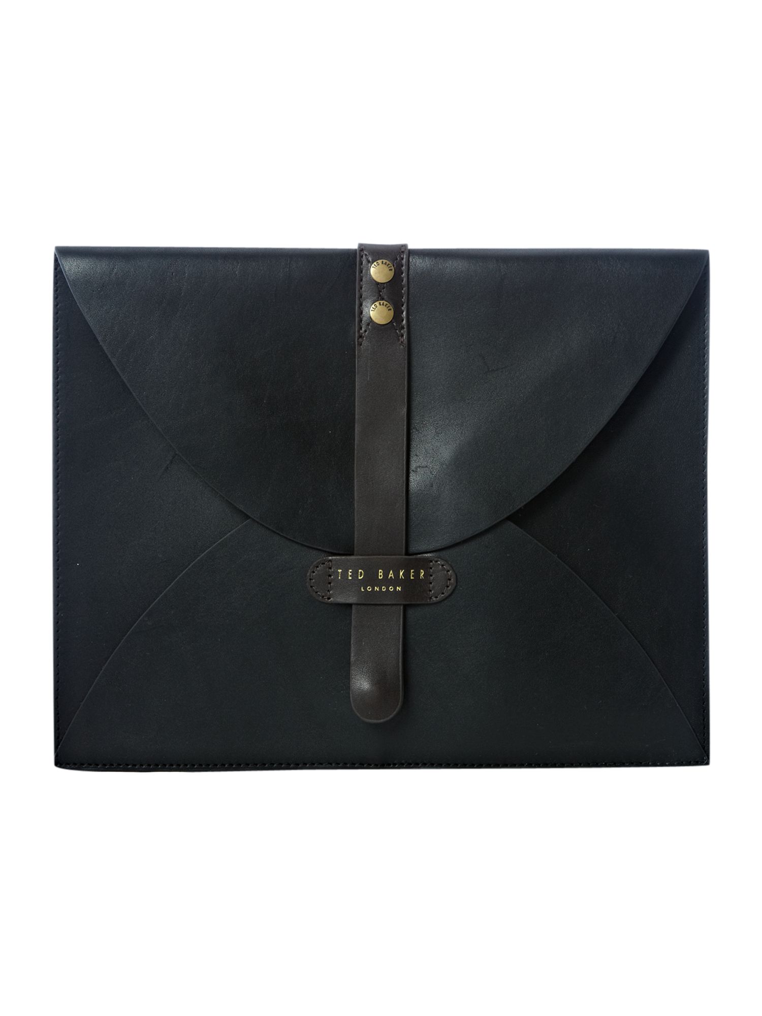 Ted Baker Leather Envelope Tablet Case in Black for Men Lyst