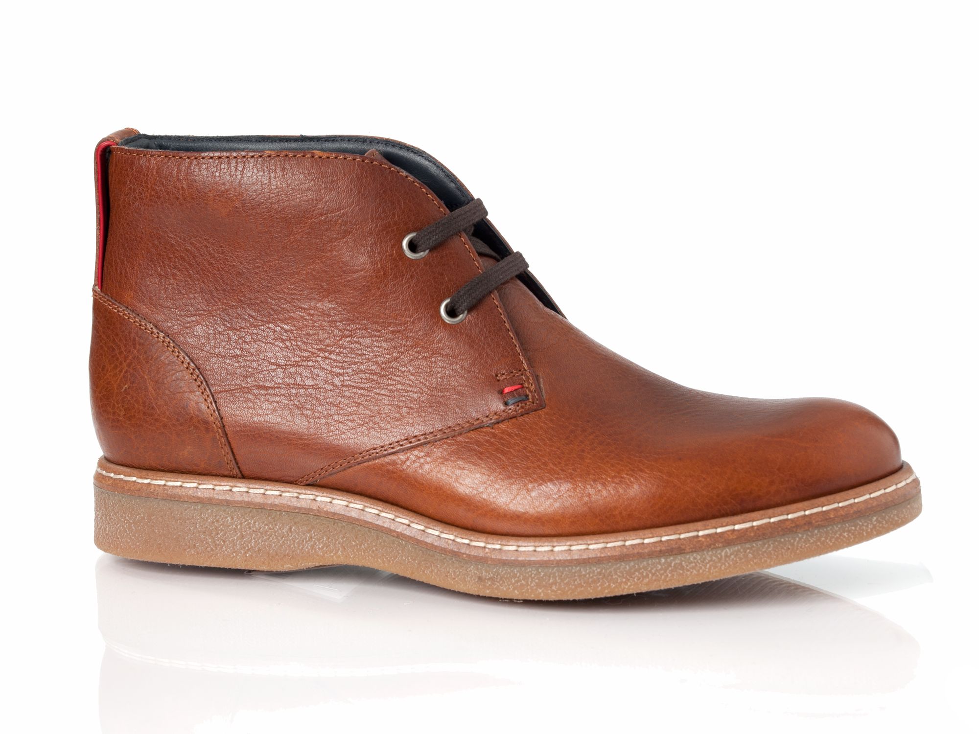 tommy hilfiger beige flat boots