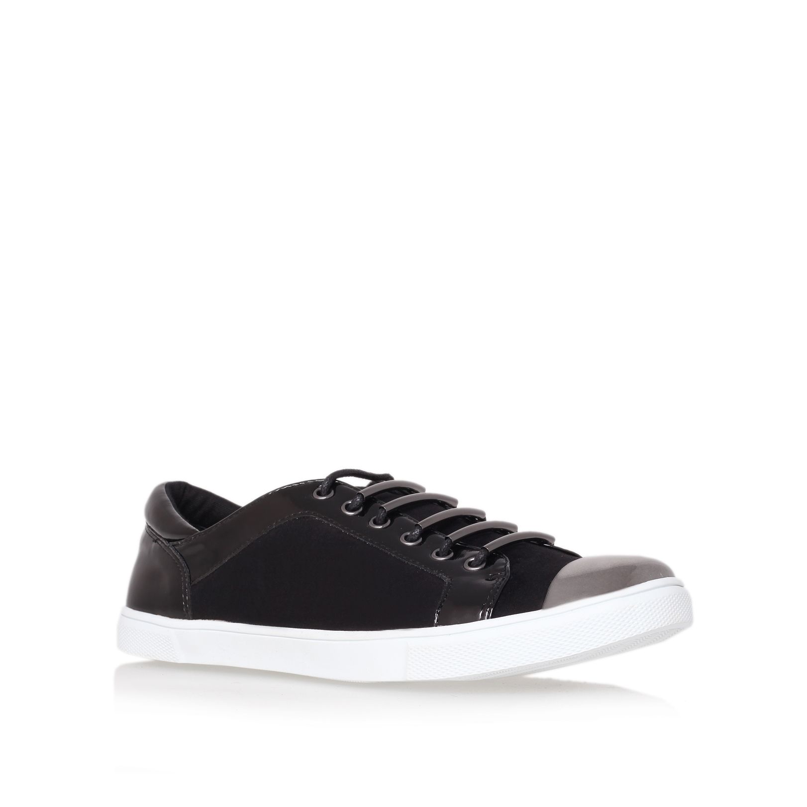 carvela trainers black glitter