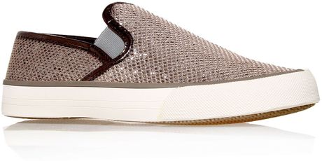 kurt geiger carvela slip on trainers