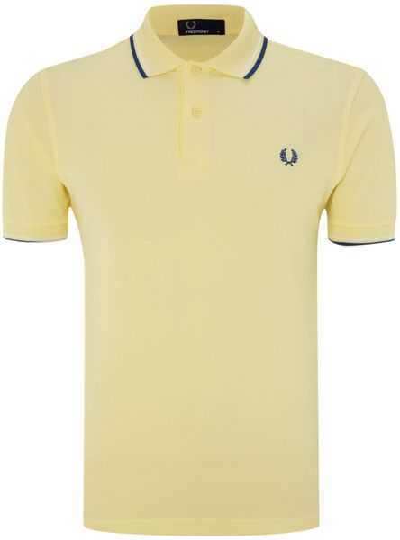 yellow fred perry top