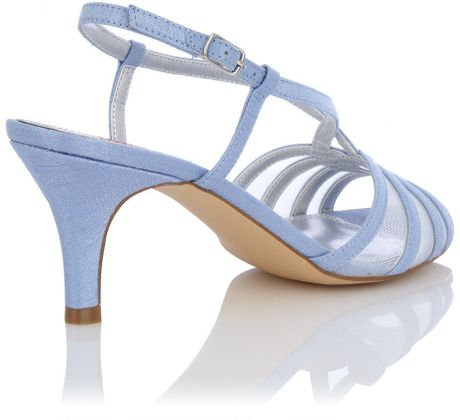 cornflower blue flat shoes
