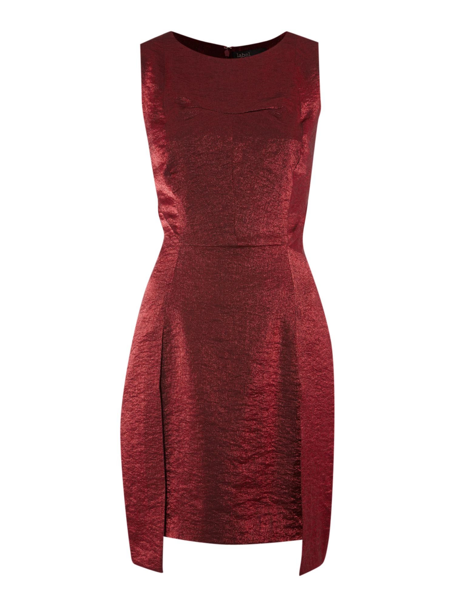 Label Lab Metallic Cut Out Dress in Purple (red) Lyst