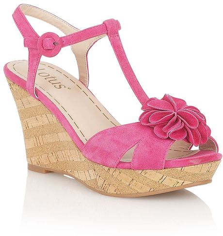 Lotus Cherry Casual Shoes in Pink (Fuchsia) | Lyst
