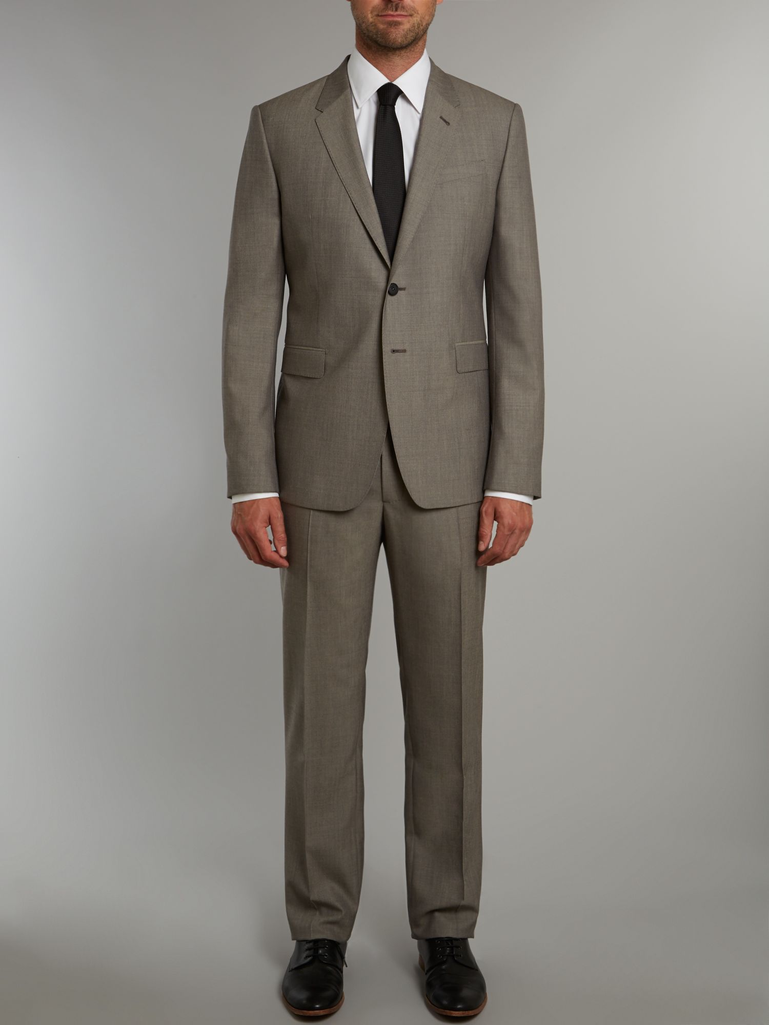Paul Smith Byard Melange Slim Fit Suit in Brown for Men (Taupe) Lyst