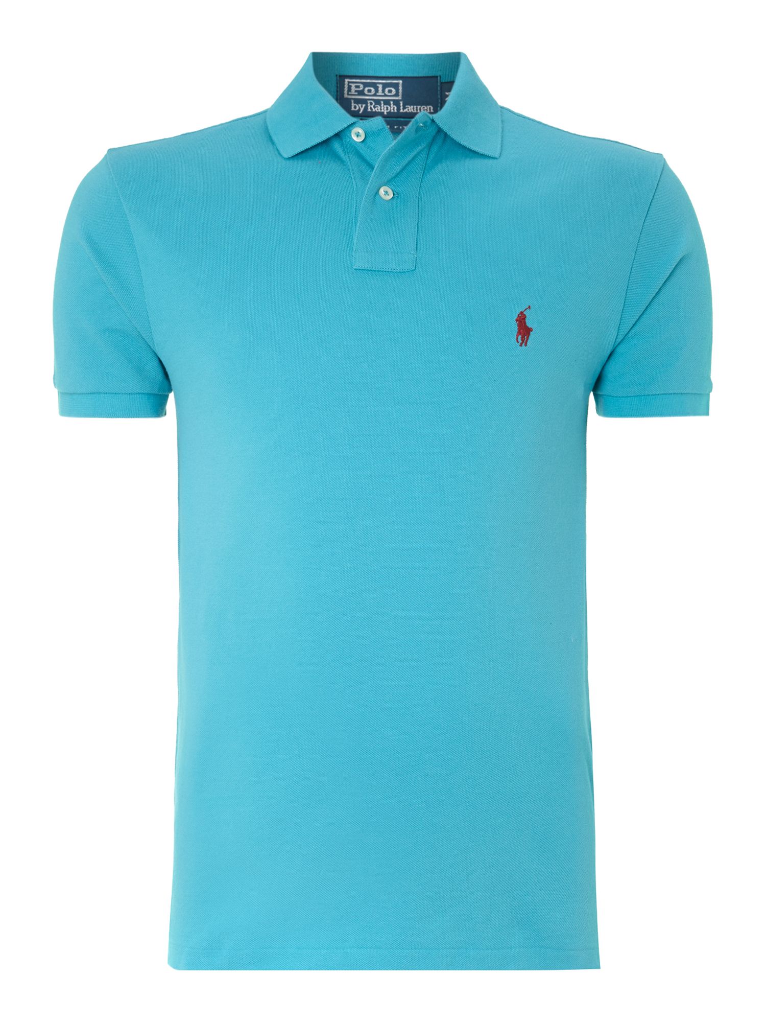 Polo Ralph Lauren Classic Slim Fit Polo in Blue for Men (Teal) Lyst
