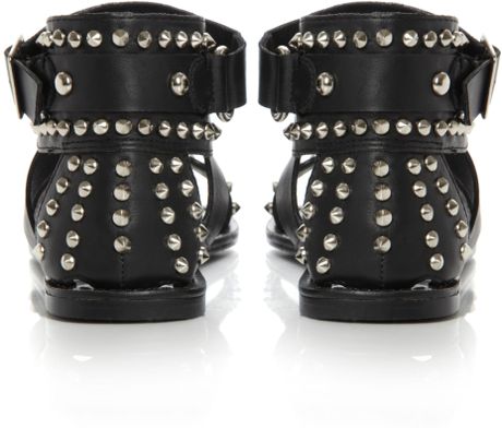 steve madden flat sandals with studs